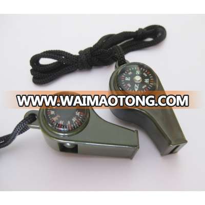 3 In 1 Multifunctional With Thermometer Whistle Compass